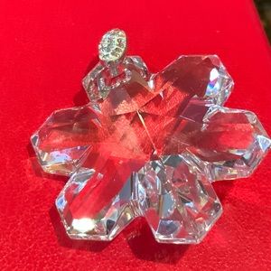SWAROVSKI 925 SILVER Crystal Snowflake Large  Pendant